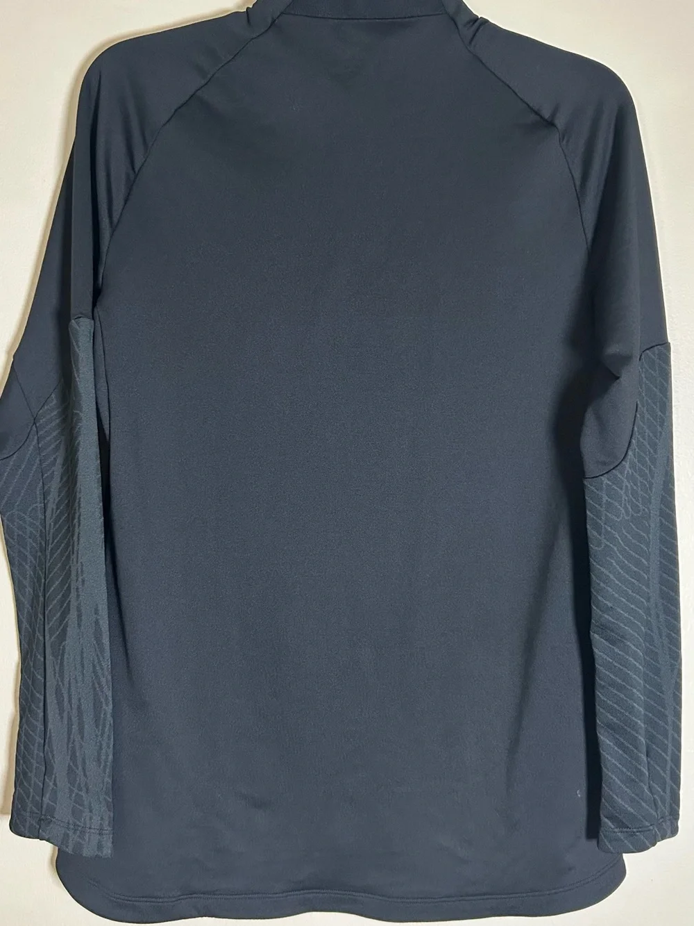 Nike Black Long-Sleeve Surf Rash Guard with White Logos